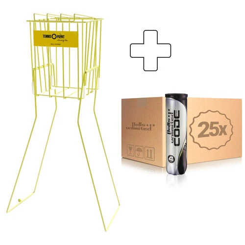 Code Black 25x 4 Ball Tube Plus Basket