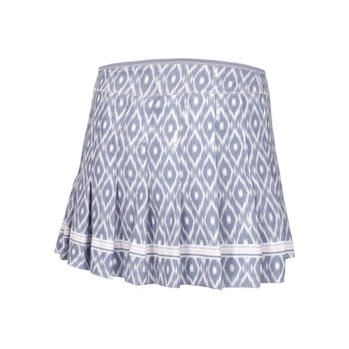 Metallic Ikat Pleated Skirt Women - Image 2