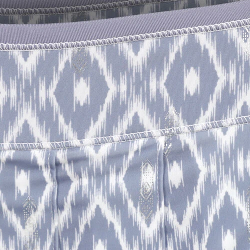 Metallic Ikat Pleated Skirt Women - Image 5