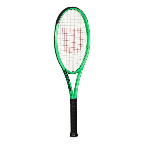 Wilson Blade 100L V8 Bright Neon Green Tour Racket - Image 2