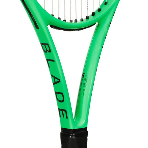 Wilson Blade 100L V8 Bright Neon Green Tour Racket - Image 6