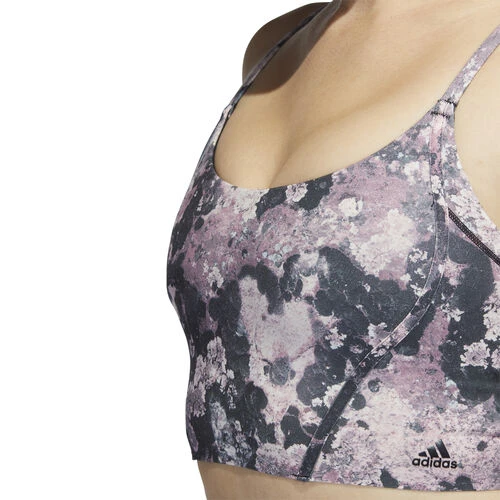 ADIDAS Yoga Light-Support Long Line All Over Print Sports Bras Women - Image 6