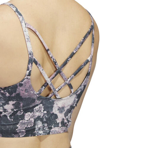 ADIDAS Yoga Light-Support Long Line All Over Print Sports Bras Women - Image 7