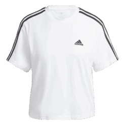 ADIDAS Essentials 3-Stripes Single Jersey Crop T-Shirt Women
